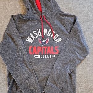 Capitald Gray & Red Hoodie